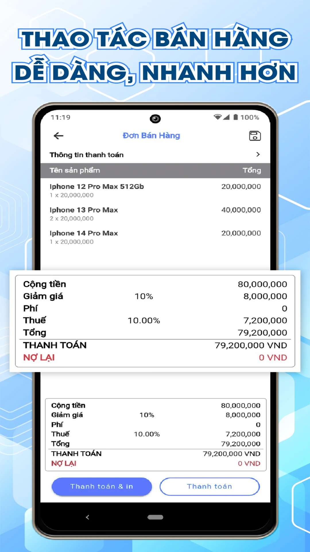 Xprinter POS - Point of Sale screenshot